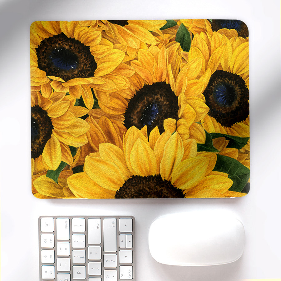 웃는날 a smiling day   sunflowers, soomong 마우스 패드 명화 작품 그림 디자인 일러스트
