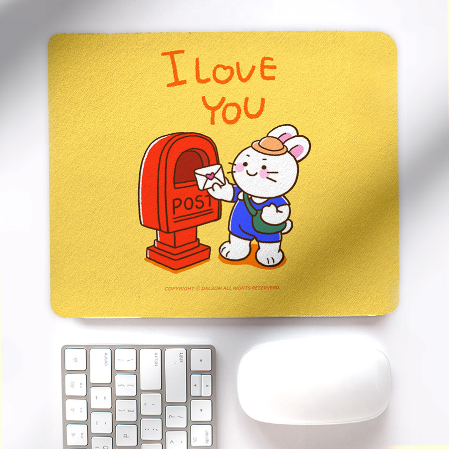 행운의 편지, 달솜 마우스 패드 작품 디자인