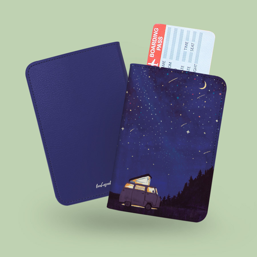 달과 별빛 이호석탄 여권 지갑 케이스 추천