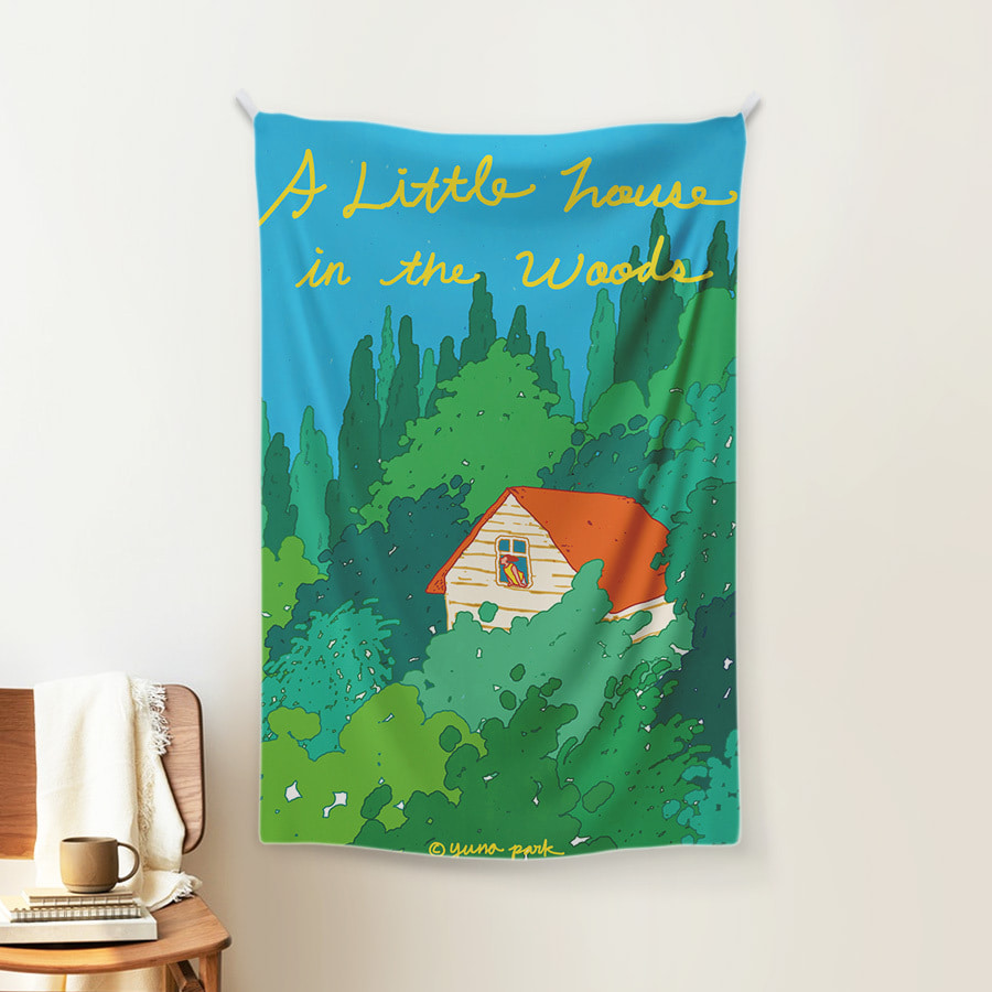 숲속의 작은집, 박유나 쉬폰 패브릭 포스터 A규격