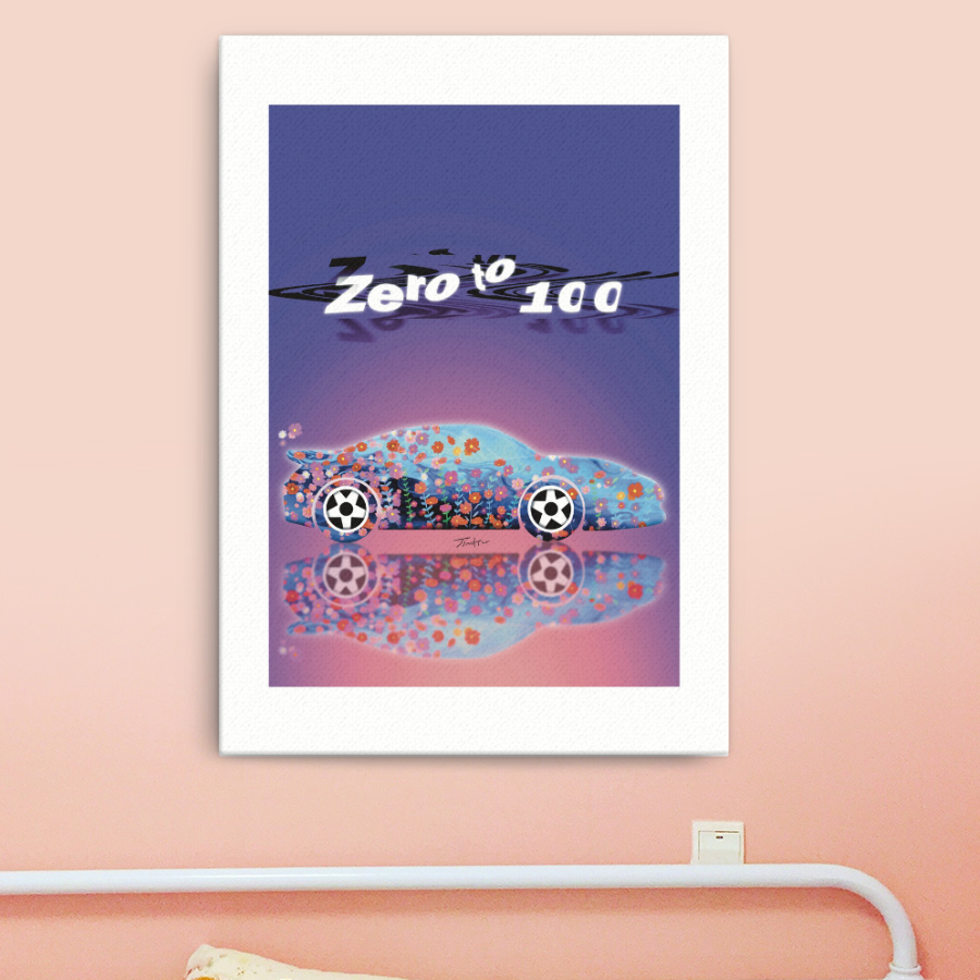 Zero to 100   Cosmos, 글림작가 임진순 캔버스 액자 명화 작가 그림 포스터 인테리어 대형 A규격