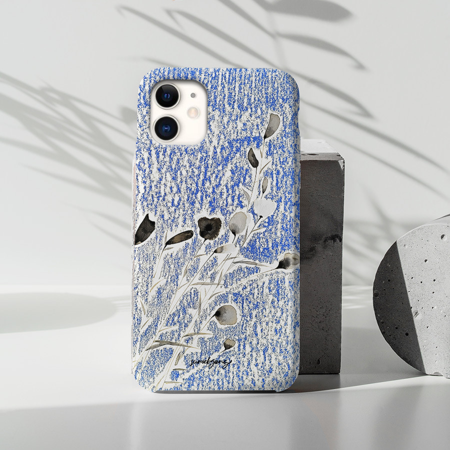 들꽃 장은용 폰케이스 디자인 슬림 젤리 범퍼 카드 아이폰 15 갤럭시 S24