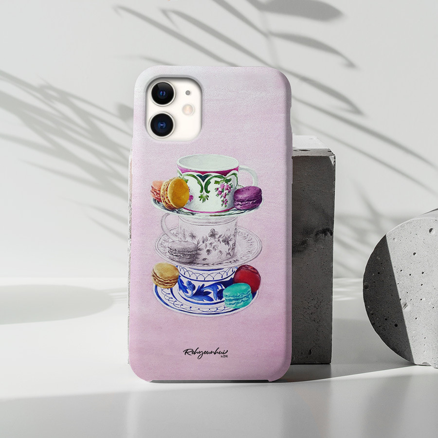 Time For Tea 노연희 폰케이스 디자인 슬림 젤리 범퍼 카드 아이폰 15 갤럭시 S24