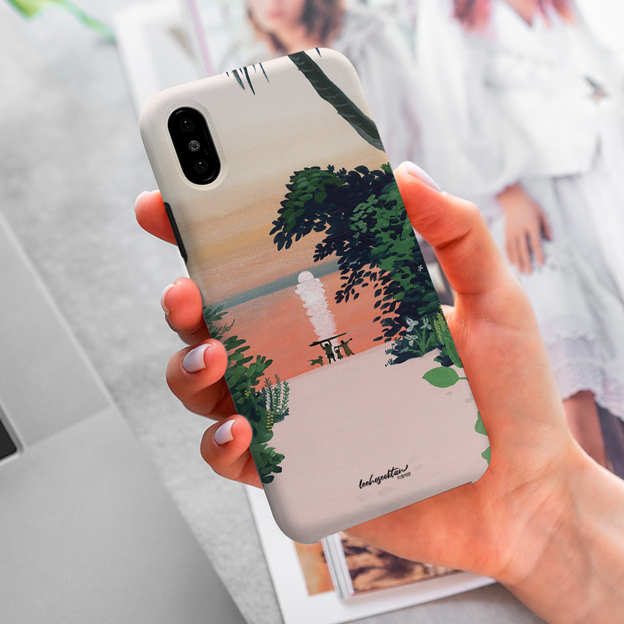 해지는바다, 이호석탄 폰케이스 디자인 슬림 젤리 범퍼 카드 아이폰 15 갤럭시 S24