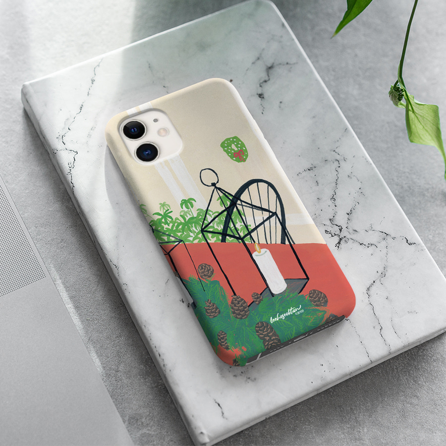 솔방울과 초, 이호석탄 폰케이스 디자인 슬림 젤리 범퍼 카드 아이폰 15 갤럭시 S24