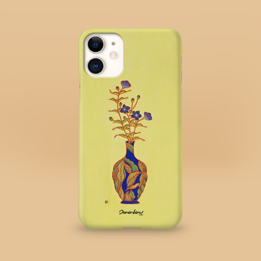 계절의 향기 도라지, 김제민 폰케이스 디자인 슬림 젤리 범퍼 카드 아이폰 15 갤럭시 S24