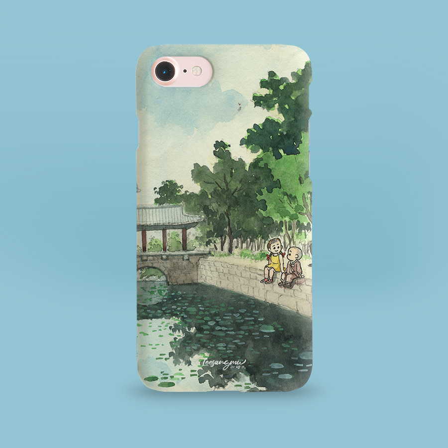 아름다운 초여름 정원, 이상무 폰케이스 디자인 슬림 젤리 범퍼 카드 아이폰 15 갤럭시 S24