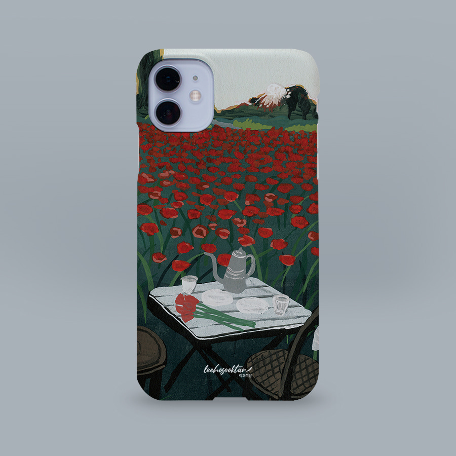 해뜨는꽃밭, 이호석탄 폰케이스 디자인 슬림 젤리 범퍼 카드 아이폰 15 갤럭시 S24