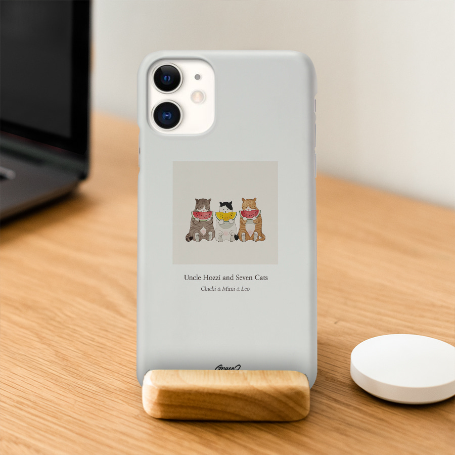 치치미미레오, GraceJ 폰케이스 디자인 슬림 젤리 범퍼 카드 아이폰 15 갤럭시 S24