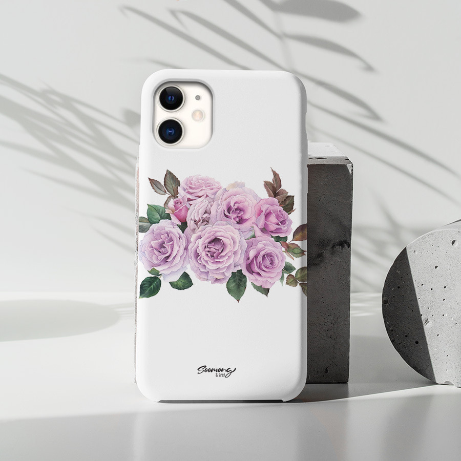 장미, soomong 폰케이스 디자인 슬림 젤리 범퍼 카드 아이폰 15 갤럭시 S24