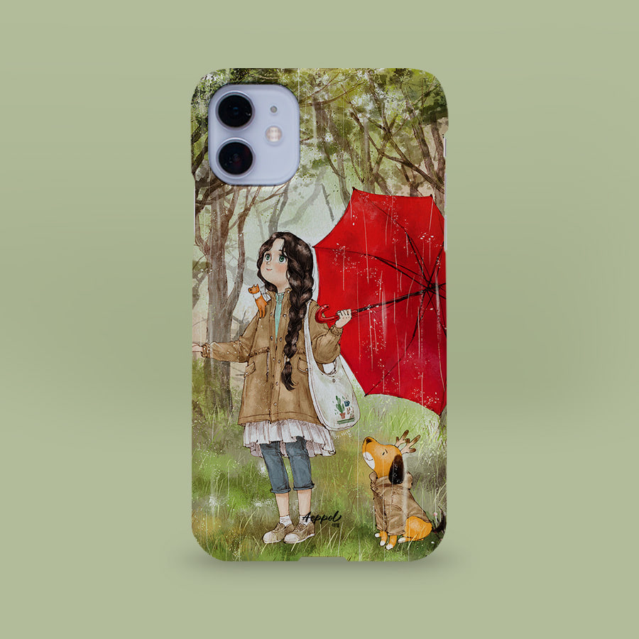 봄비, 애뽈 폰케이스 디자인 슬림 젤리 범퍼 카드 아이폰 15 갤럭시 S24