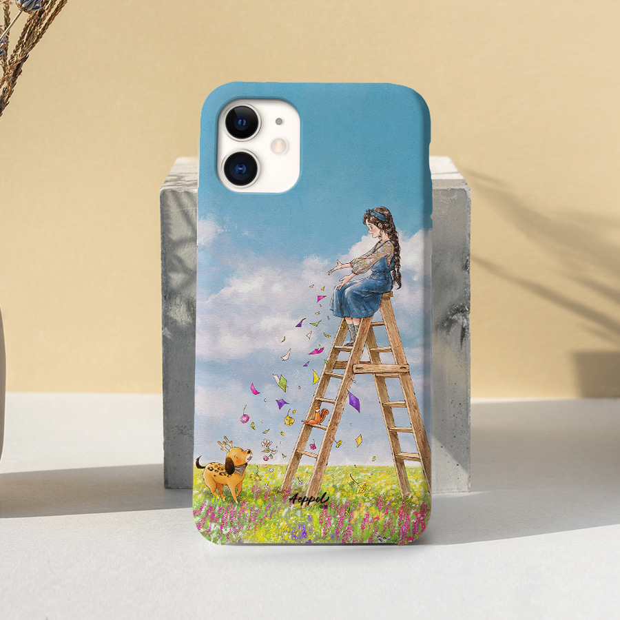 색종이 꽃밭, 애뽈 폰케이스 디자인 슬림 젤리 범퍼 카드 아이폰 15 갤럭시 S24