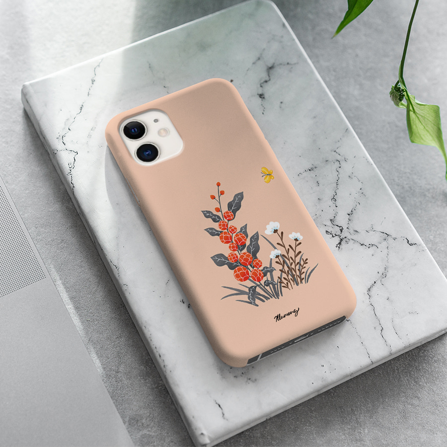 꽃과 나비4, 일루몽 폰케이스 디자인 슬림 젤리 범퍼 카드 아이폰 15 갤럭시 S24