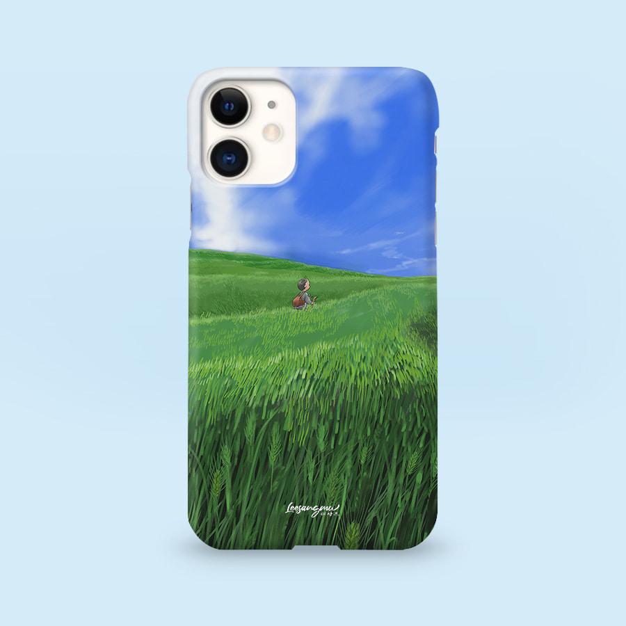 푸른 보리밭, 이상무 폰케이스 디자인 슬림 젤리 범퍼 카드 아이폰 15 갤럭시 S23