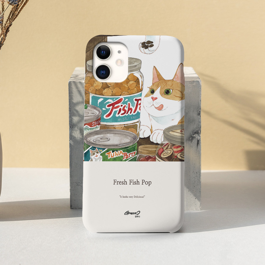 생선맛과자, GraceJ 폰케이스 디자인 슬림 젤리 범퍼 카드 아이폰 15 갤럭시 S24