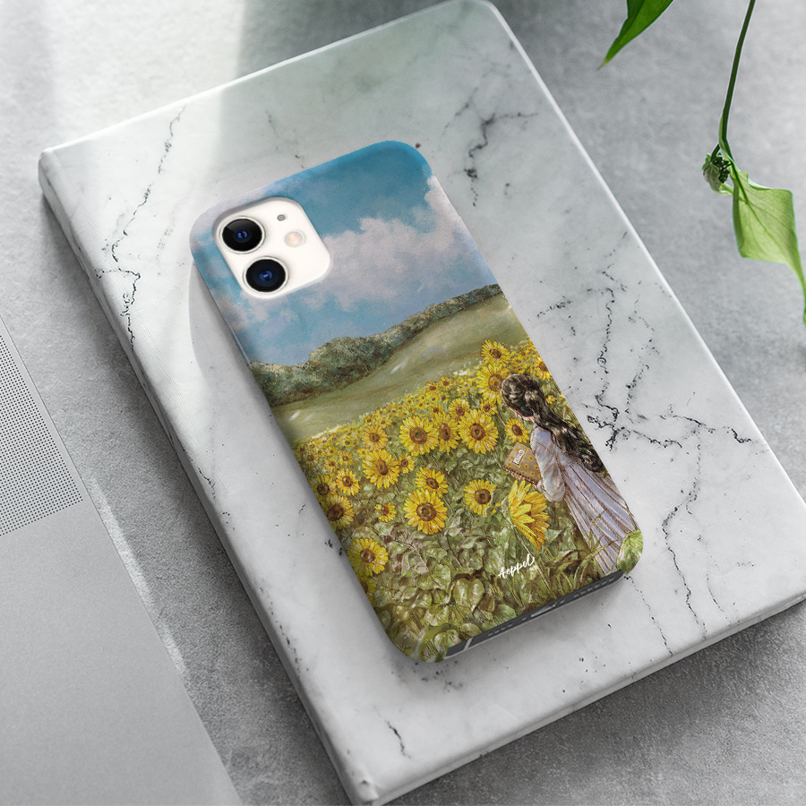 해를 바라보는 마음, 애뽈 폰케이스 디자인 슬림 젤리 범퍼 카드 아이폰 15 갤럭시 S24