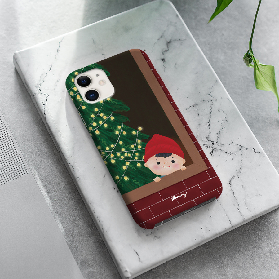 크리스마스 6, 일루몽 폰케이스 디자인 슬림 젤리 범퍼 카드 아이폰 15 갤럭시 S24