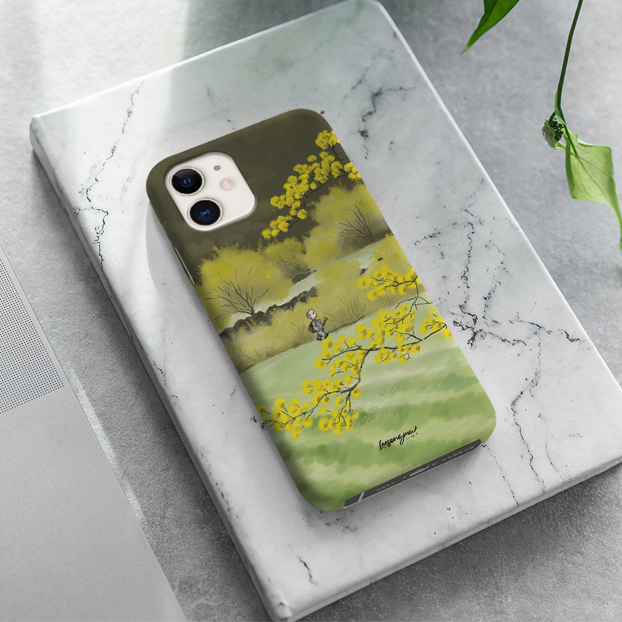 개나리 구경, 이상무 폰케이스 디자인 슬림 젤리 범퍼 카드 아이폰 15 갤럭시 S23