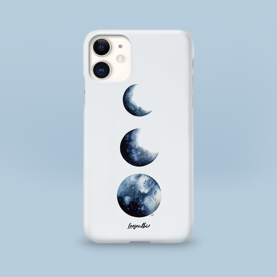 달의 모습, 이슬비 폰케이스 디자인 슬림 젤리 범퍼 아이폰 15 갤럭시 S24
