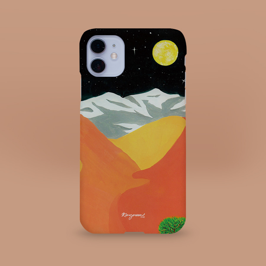 사막과 달, 키니문 폰케이스 디자인 슬림 젤리 범퍼 카드 아이폰 15 갤럭시 S24