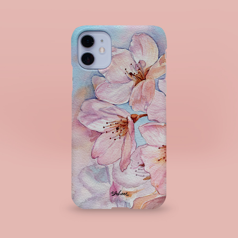 벚꽃, 예희 폰케이스 디자인 슬림 젤리 범퍼 카드 아이폰 15 갤럭시 S24