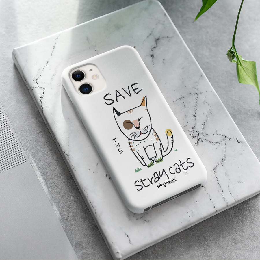 Save the Stray Cats, 글림작가 임진순 폰케이스 디자인 슬림 젤리 범퍼 카드 아이폰 15 갤럭시 S24