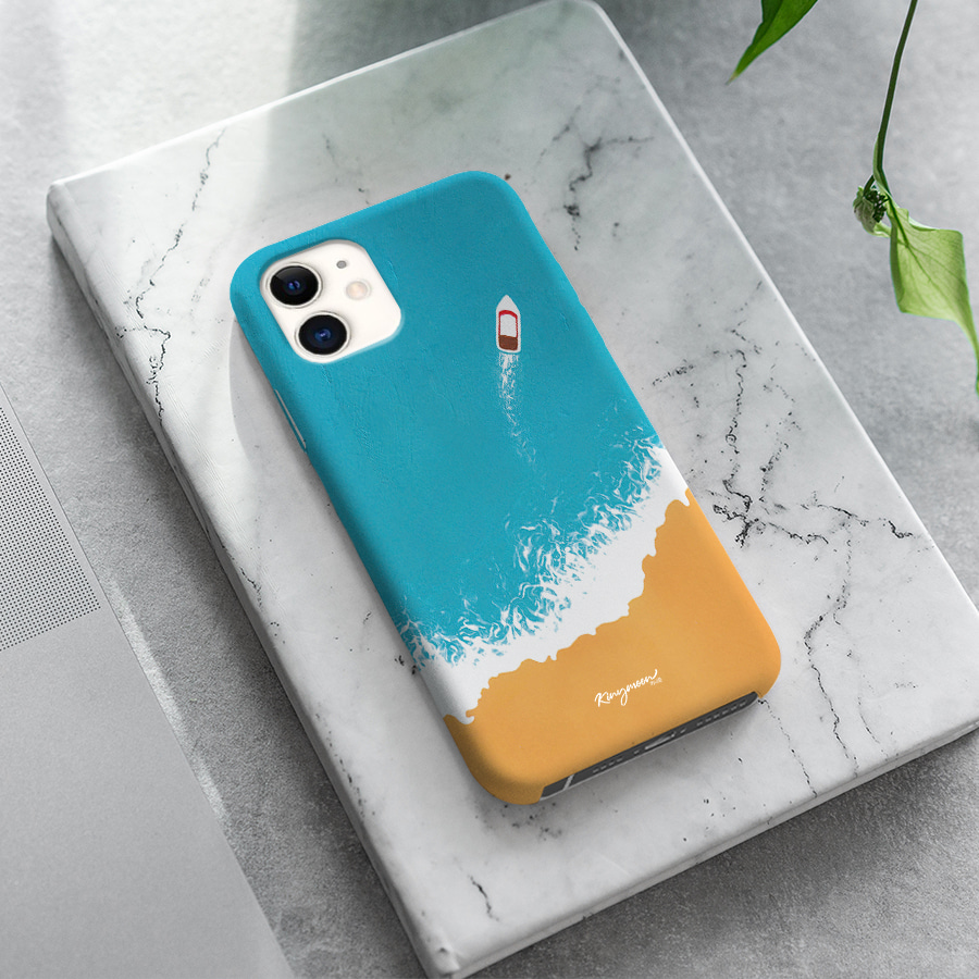 바다, 키니문 폰케이스 디자인 슬림 젤리 범퍼 카드 아이폰 15 갤럭시 S24