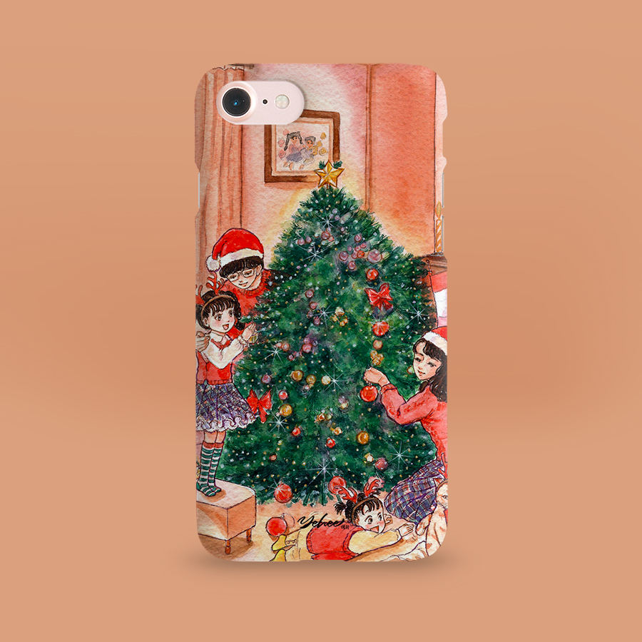 즐거운 크리스마스, 예희 폰케이스 디자인 슬림 젤리 범퍼 카드 아이폰 15 갤럭시 S24