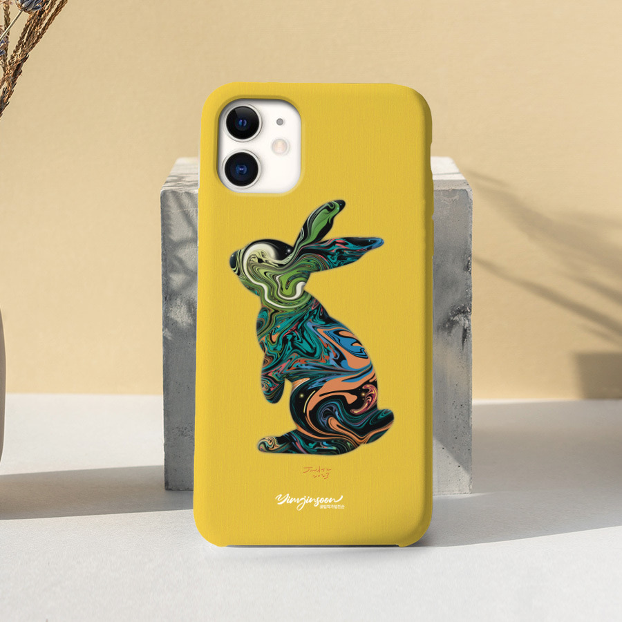 Alpha Rabbit, 글림작가 임진순 폰케이스 디자인 슬림 젤리 범퍼 카드 아이폰 15 갤럭시 S24