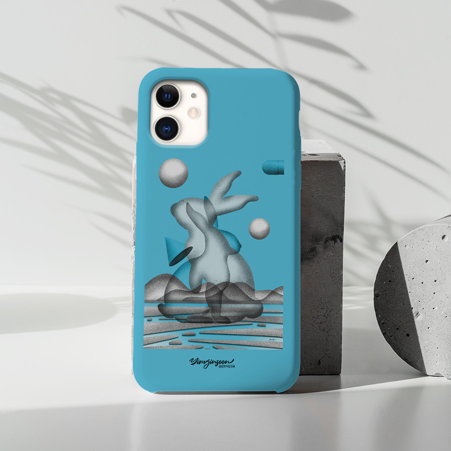 Pointage Rabbit, 글림작가 임진순 폰케이스 디자인 슬림 젤리 범퍼 카드 아이폰 15 갤럭시 S24