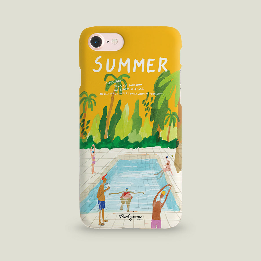 summer 1, 박유나 폰케이스 디자인 슬림 젤리 범퍼 카드 아이폰 15 갤럭시 S24