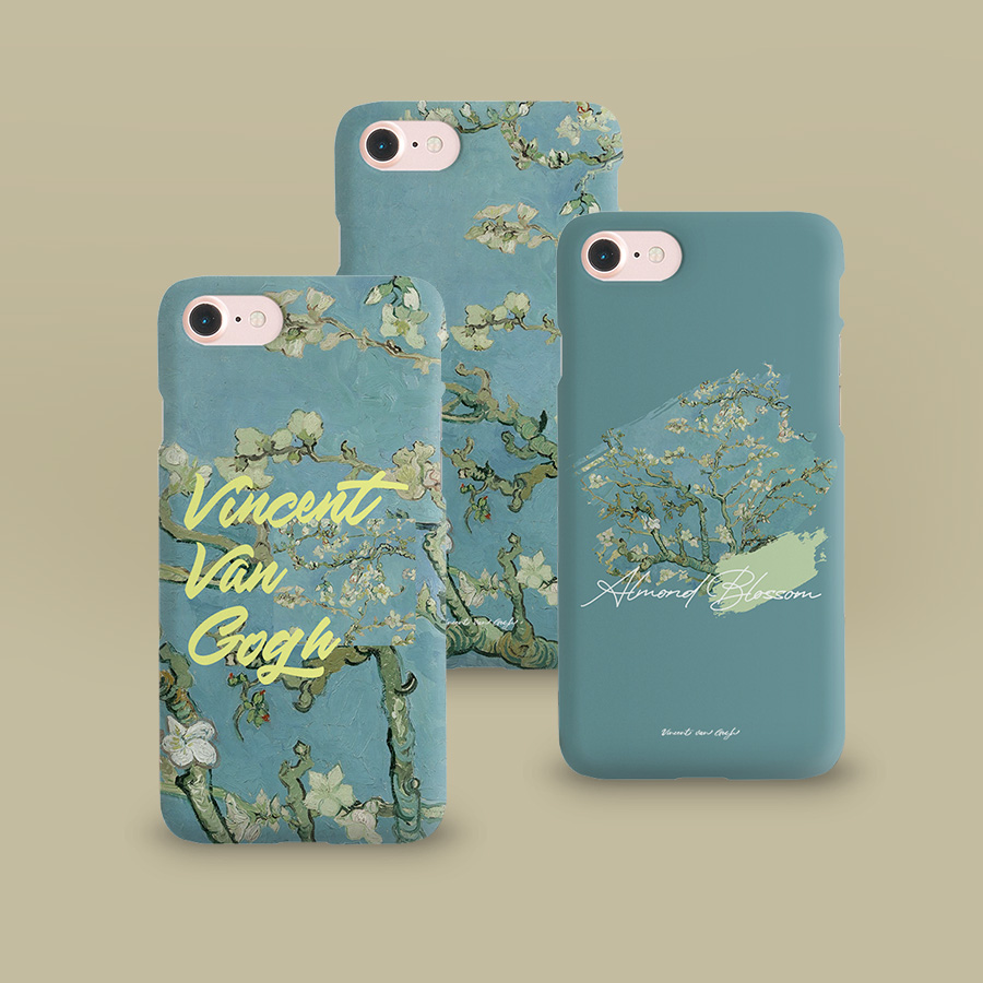 꽃피는 아몬드 나무, 빈센트 반 고흐 폰케이스 디자인 슬림 젤리 범퍼 카드 아이폰 15 갤럭시 S24