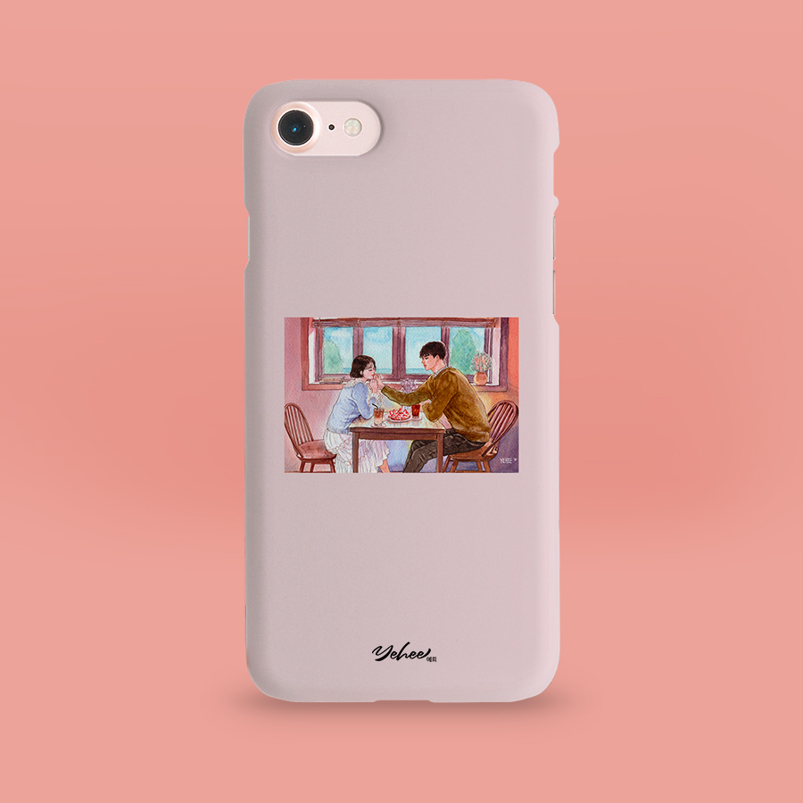 카페에서, 예희 폰케이스 디자인 슬림 젤리 범퍼 카드 아이폰 15 갤럭시 S24