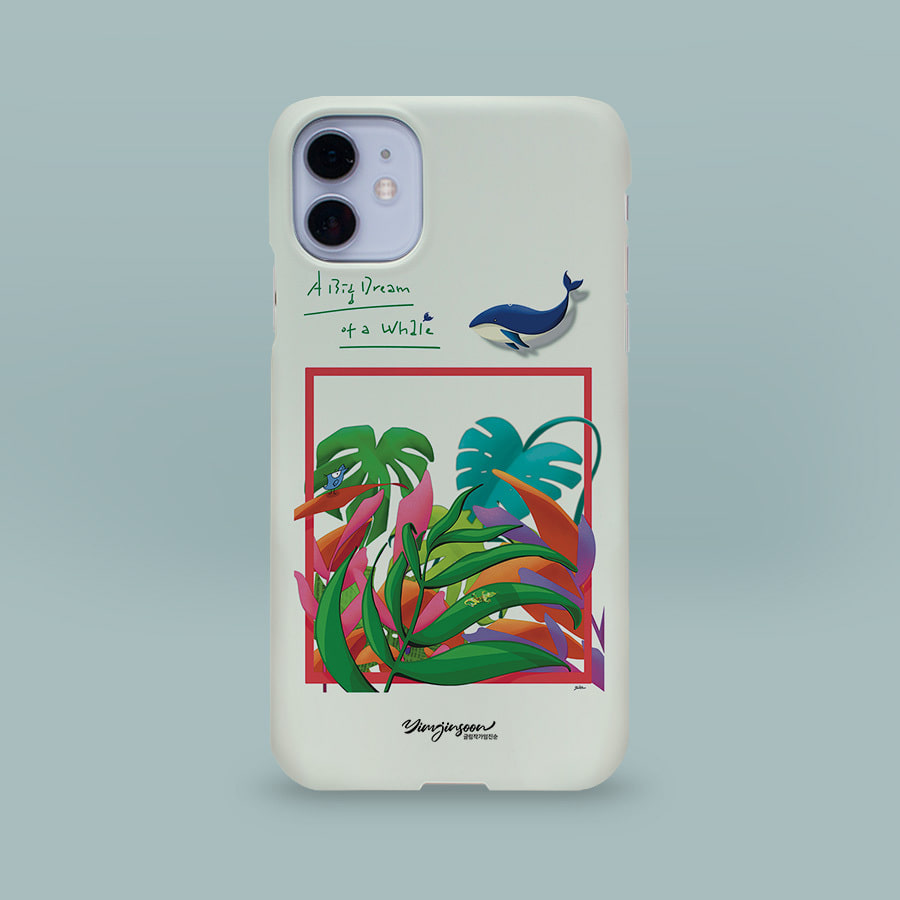 고래의 꿈, 글림작가임진순 폰케이스 디자인 슬림 젤리 범퍼 카드 아이폰 15 갤럭시 S24