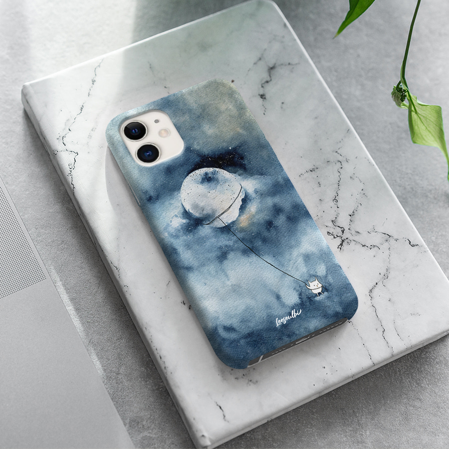 달 납치하기, 이슬비 폰케이스 디자인 슬림 젤리 범퍼 아이폰 15 갤럭시 S24