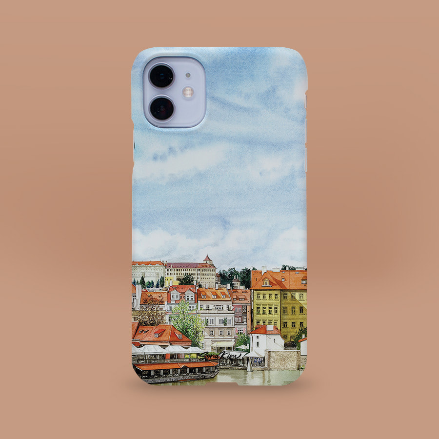 Prague, 김소라 폰케이스 디자인 슬림 젤리 범퍼 아이폰 15 갤럭시 S24
