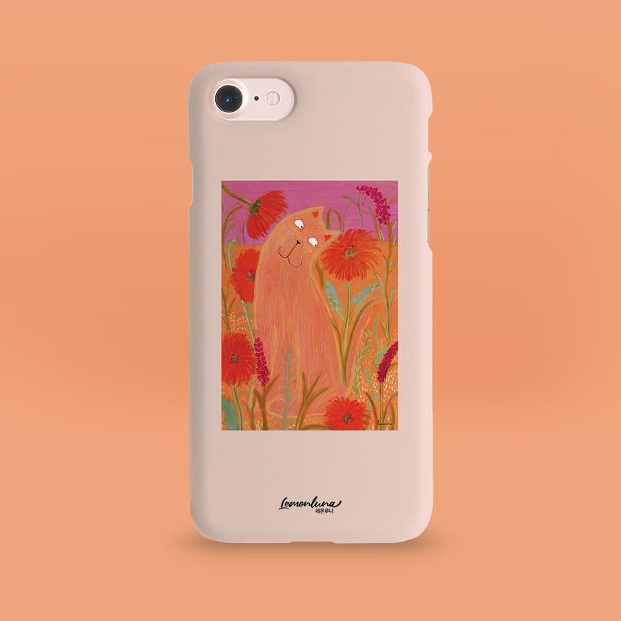 봄을 발견하다, 레몬루나 폰케이스 디자인 슬림 젤리 범퍼 카드 아이폰 15 갤럭시 S24