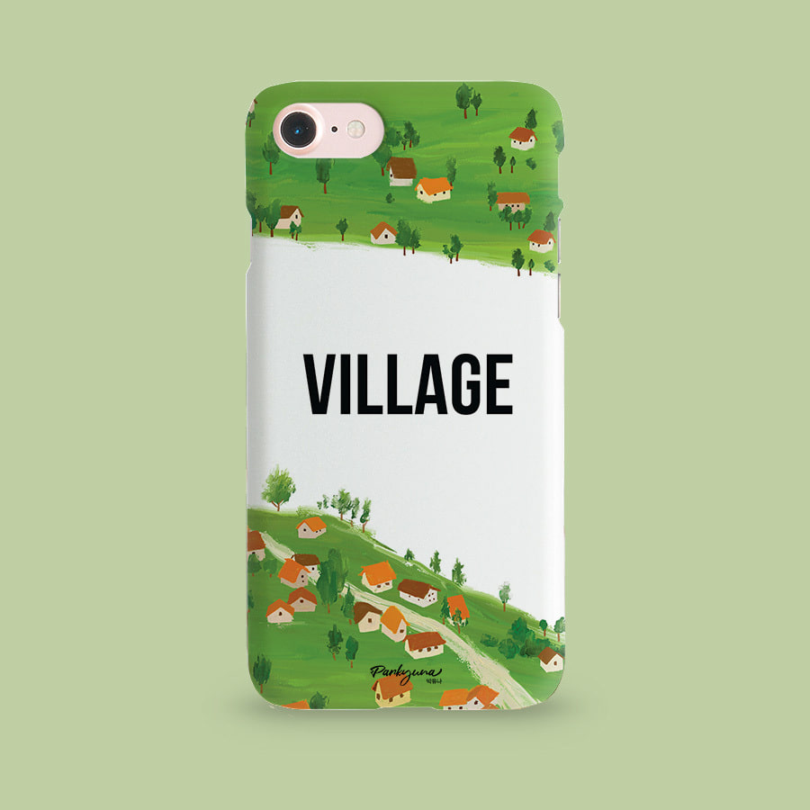 village, 박유나 폰케이스 디자인 슬림 젤리 범퍼 카드 아이폰 15 갤럭시 S24