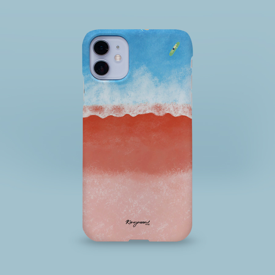 summer beach, 키니문 폰케이스 디자인 슬림 젤리 범퍼 카드 아이폰 15 갤럭시 S24