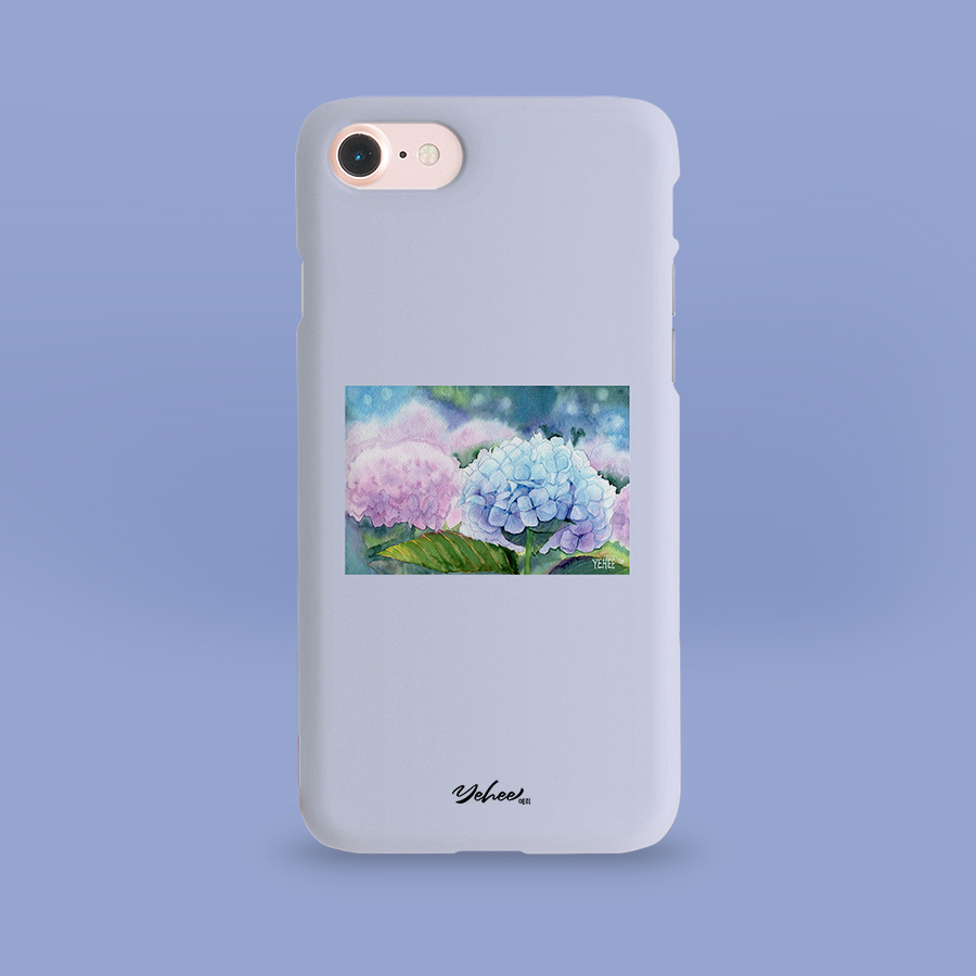 수국, 예희 폰케이스 디자인 슬림 젤리 범퍼 카드 아이폰 15 갤럭시 S24