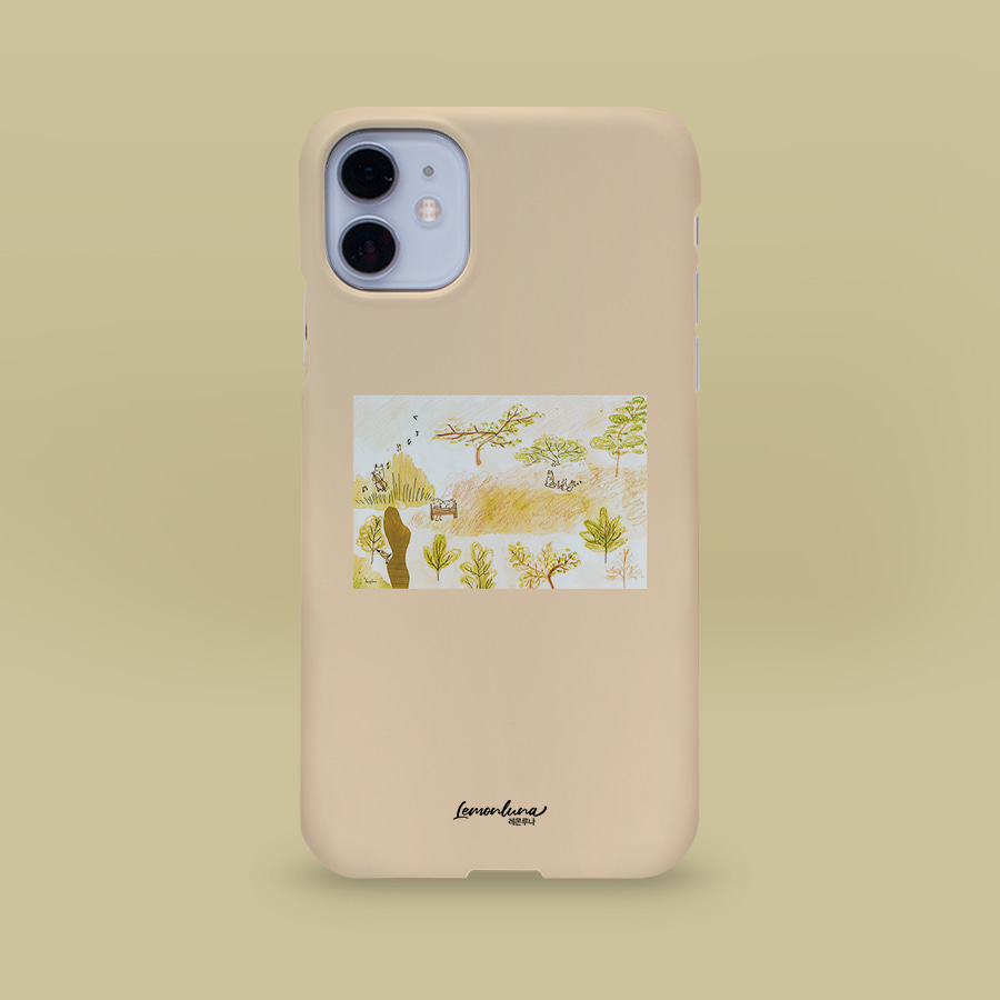 멜로디의숲, 레몬루나 폰케이스 디자인 슬림 젤리 범퍼 카드 아이폰 15 갤럭시 S24