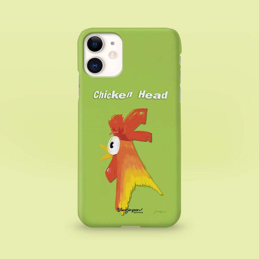 Chiken Head, 글림작가 임진순 폰케이스 디자인 슬림 젤리 범퍼 카드 아이폰 14 갤럭시 S23