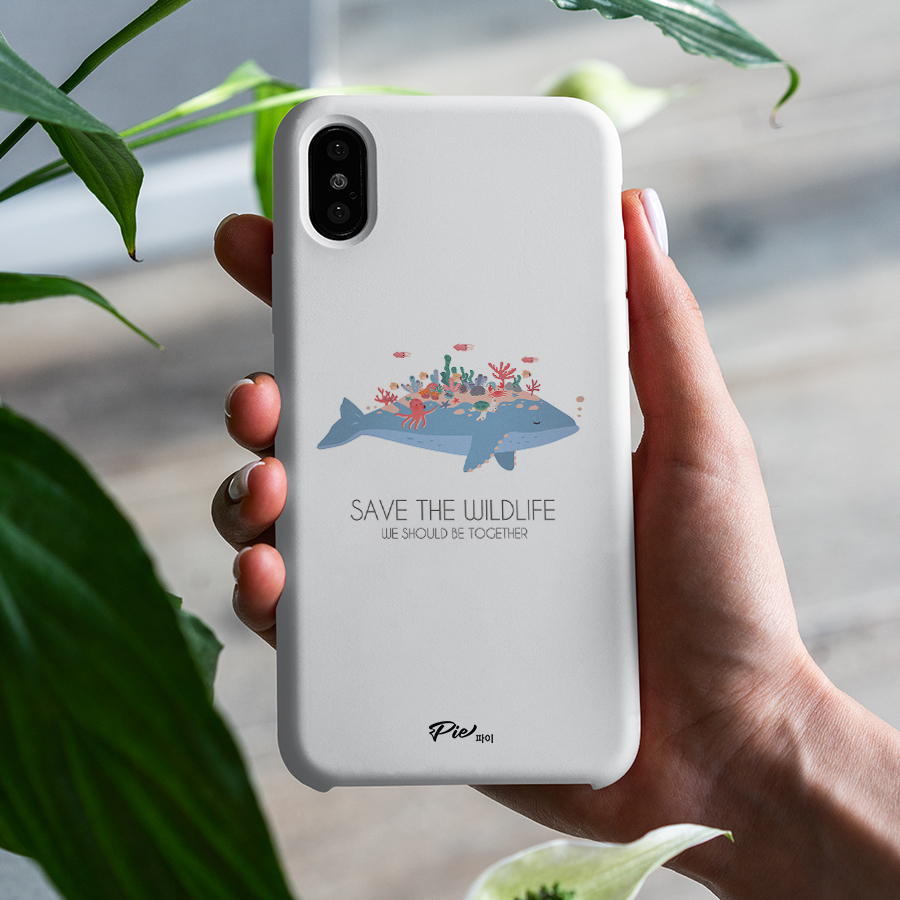 SAVE THE WILDLIFE OCEAN, 파이 작가 폰케이스 아이폰 15 갤럭시 S24 플립 폴드