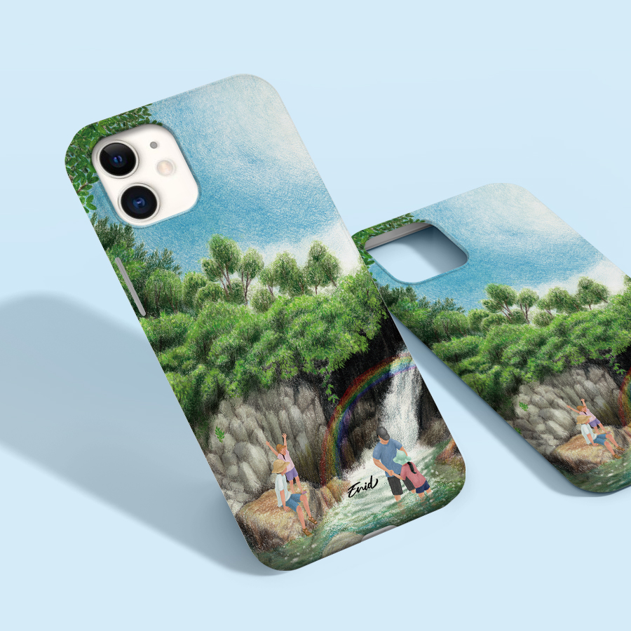 계곡의 맛, 이니드 폰케이스 디자인 슬림 젤리 범퍼 카드 아이폰 15 갤럭시 S23