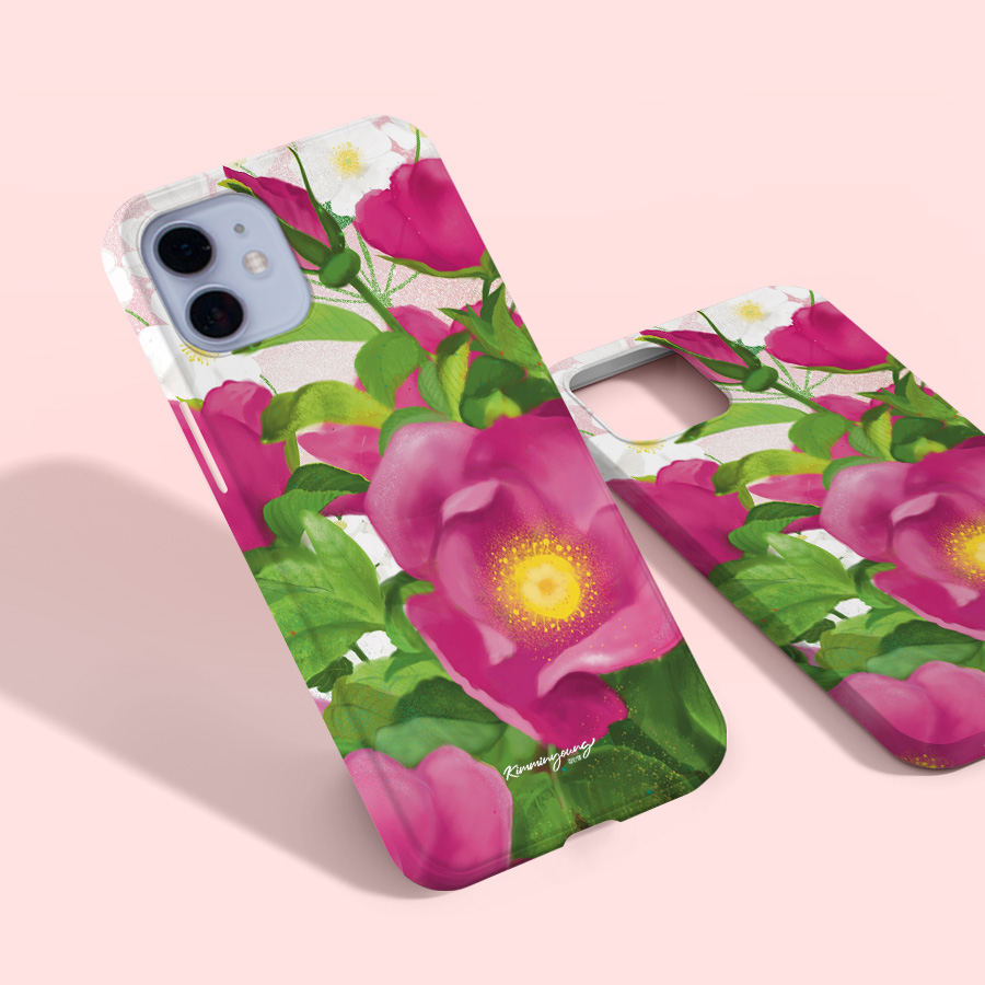 꽃 향기 맡고 가세요, 김민영 작가 폰케이스 아이폰 15 갤럭시 S24 플립 폴드