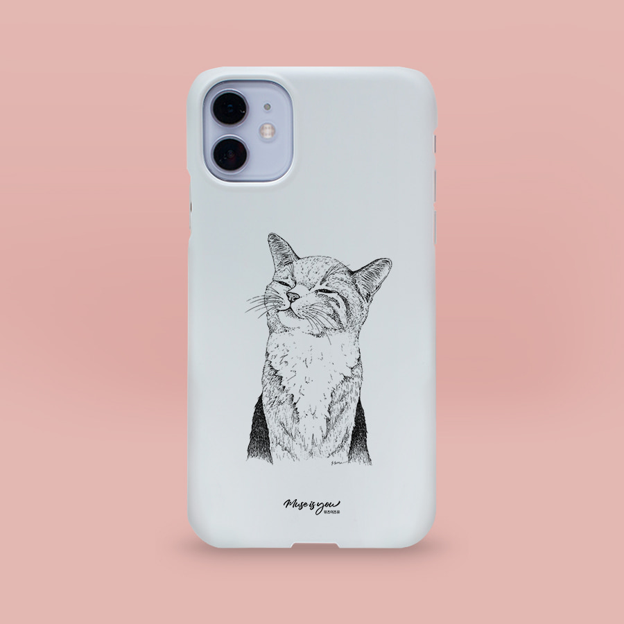 고양이, 뮤즈이즈유 작가 폰케이스 아이폰 15 갤럭시 S24 플립 폴드